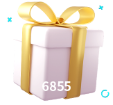 Receba seus bônus de boas-vindas no 6855